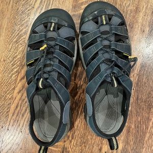 KEEN Men's Newport H2 Hybrid Sandals Navy/Medium Gray 1001938 Size 13 (EU 47)